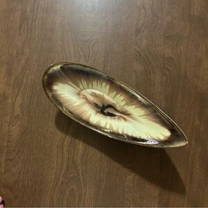 Vintage boat shaped dish